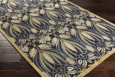 Surya Fitzgerald Black 20 X 30 Area Rug FGD1004-23 800-79388 Image 1
