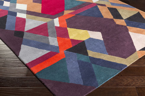Surya Iconic Purple 50 X 76 Area Rug ICN1001-576 800-80276 Image 1