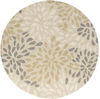 Surya Cosmopolitan Grey Round 80 X 80 Area Rug COS9267-8RD 800-81024 Thumb 0