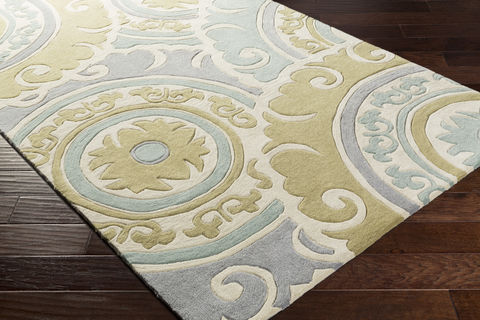Surya Cosmopolitan Green Runner 26 X 80 Area Rug COS9272-268 800-81042 Image 1