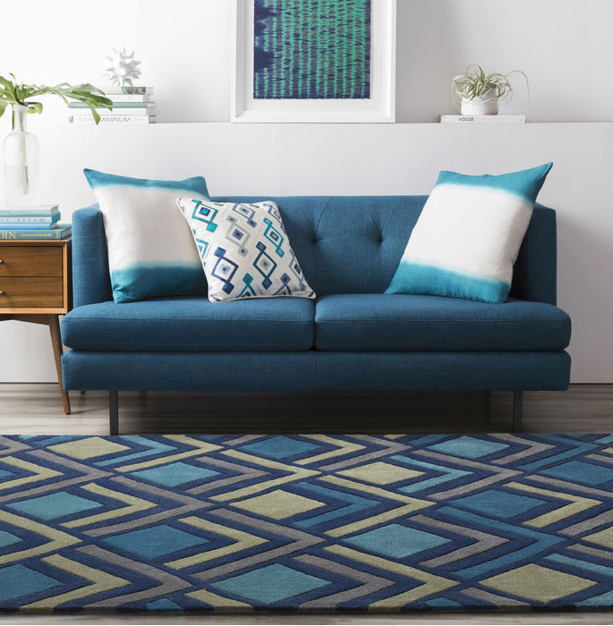Surya Cosmopolitan Blue 80 X 110 Area Rug COS9273-811 800-81047 Image 4