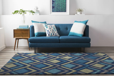 Surya Cosmopolitan Blue 90 X 130 Area Rug COS9273-913 800-81049 Image 2