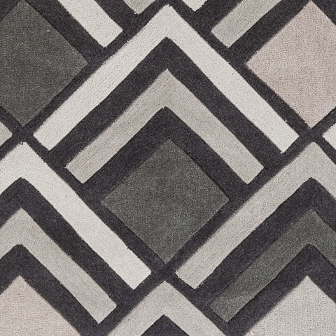 Surya Cosmopolitan Grey Round 80 X 80 Area Rug COS9275-8RD 800-81056 Image 2