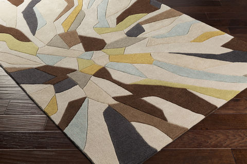 Surya Cosmopolitan Brown Round 80 X 80 Area Rug COS9284-8RD 800-81090 Image 1