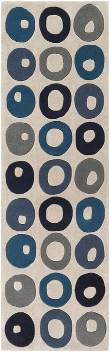 Surya Cosmopolitan Black Runner 26 X 80 Area Rug COS9285-268 800-81092 Image 0