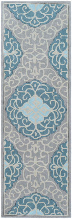 Surya Cosmopolitan Blue Runner 26 X 80 Area Rug COS9289-268 800-81108 Image 0
