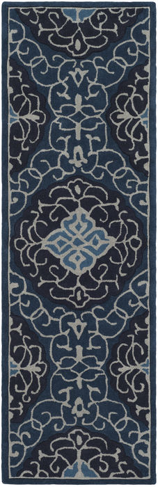 Surya Cosmopolitan Blue Runner 26 X 80 Area Rug COS9290-268 800-81110 Image 0