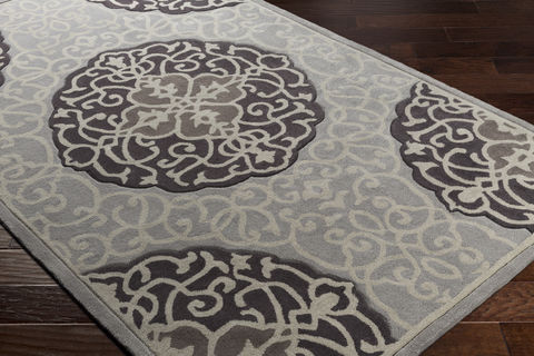Surya Cosmopolitan Black 80 X 110 Area Rug COS9291-811 800-81115 Image 1