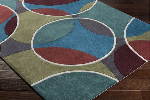 Surya Cosmopolitan Blue 80 X 110 Area Rug COS9293-811 800-81123 Image 1