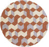 Surya Cosmopolitan Orange Round 80 X 80 Area Rug COS9299-8RD 800-81142 Thumb 0