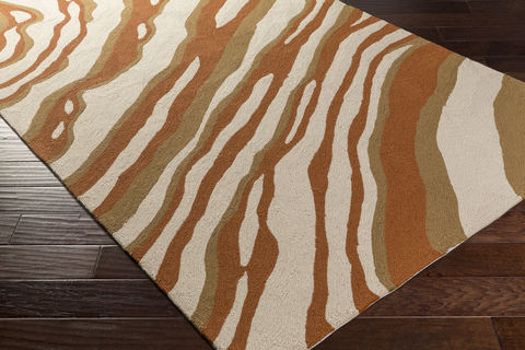 Surya Courtyard Orange Runner 26 X 80 Area Rug CTY4044-268 800-81262 Image 1