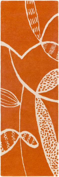 Surya Decorativa Orange Runner 26 X 80 Area Rug DCR4037-268 800-81282 Image 0