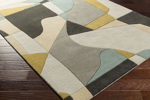 Surya Forum Green Square 40 X 40 Area Rug FM7194-4SQ 800-81381 Image 1