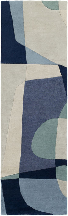 Surya Forum Blue Runner 26 X 80 Area Rug FM7195-268 800-81393 Image 0