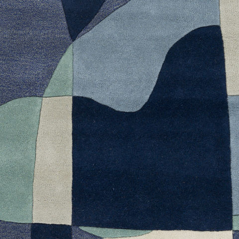 Surya Forum Blue Round 40 X 40 Area Rug FM7195-4RD 800-81395 Image 2