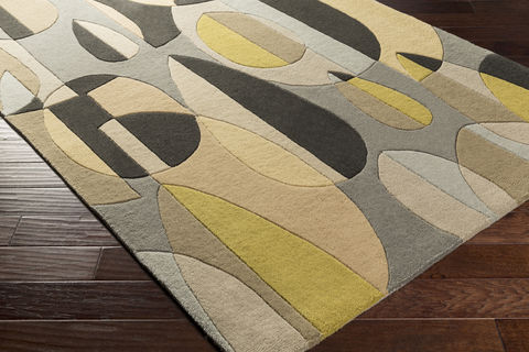 Surya Forum Black Square 40 X 40 Area Rug FM7198-4SQ 800-81437 Image 1