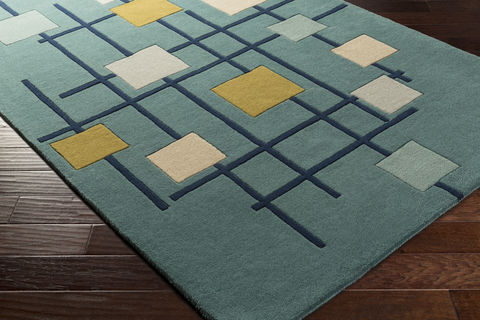 Surya Forum Black Round 99 X 99 Area Rug FM7201-99RD 800-81477 Image 1