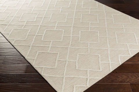 Surya Gable White Runner 26 X 80 Area Rug GBL2002-268 800-81557 Image 1