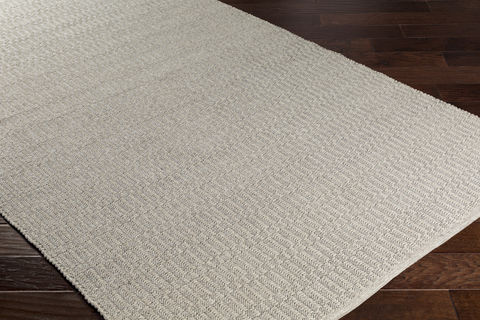 Surya Gunner White Runner 26 X 80 Area Rug GUN6000-268 800-81624 Image 1