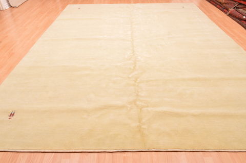 Gabbeh Green Hand Knotted 100 X 134 Area Rug 100-81702 Image 19