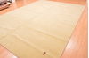 Gabbeh Green Hand Knotted 100 X 134 Area Rug 100-81702 Thumb 4