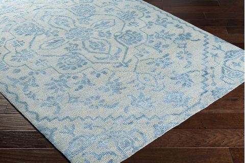 Surya Kinnara Blue 90 X 120 Area Rug KNA6003-912 800-81736 Image 1