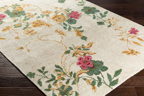 Surya Linnea White 90 X 130 Area Rug LIA1002-913 800-81789 Image 1