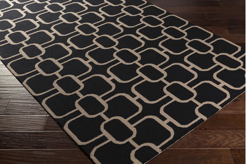 Surya Lockhart Black 80 X 100 Area Rug LKH9002-810 800-81832 Image 1