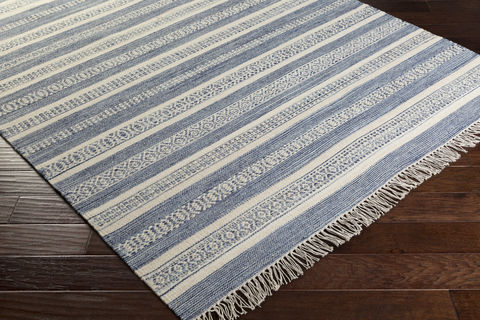 Surya Lawry Blue 80 X 100 Area Rug LRY7001-810 800-82148 Image 1