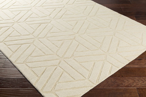Surya Mystique White Runner 26 X 80 Area Rug M5429-268 800-82279 Image 1