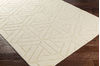Surya Mystique White Runner 26 X 80 Area Rug M5429-268 800-82279 Thumb 1