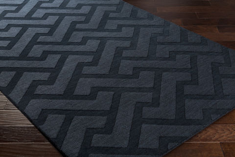 Surya Mystique Black 80 X 110 Area Rug M5436-811 800-82324 Image 1
