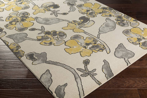 Surya Priyanka Grey 53 X 76 Area Rug PYK4000-5376 800-84684 Image 1