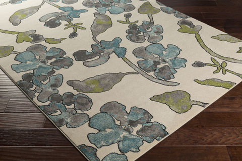 Surya Priyanka Green 53 X 76 Area Rug PYK4001-5376 800-84687 Image 1