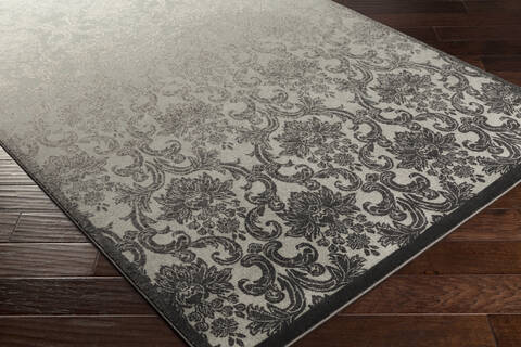 Surya Priyanka Black 710 X 106 Area Rug PYK4006-710106 800-84703 Image 1