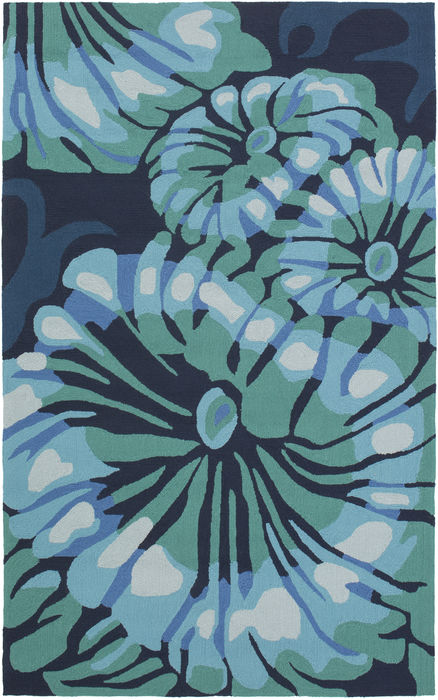 Surya Rain Blue 90 X 120 Area Rug RAI1263-912 800-84943 Image 0