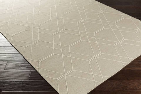 Surya Seabrook White 90 X 130 Area Rug SBK9025-913 800-85419 Image 1