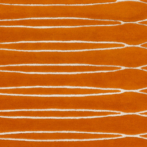 Surya Solid Bold Orange Runner 26 X 80 Area Rug SLB6800-268 800-85931 Image 2