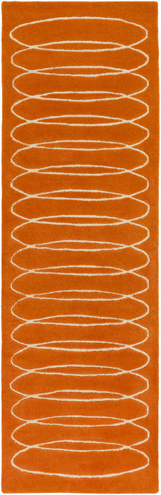 Surya Solid Bold Orange Runner 26 X 80 Area Rug SLB6800-268 800-85931 Image 0