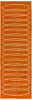 Surya Solid Bold Orange Runner 26 X 80 Area Rug SLB6800-268 800-85931 Thumb 0