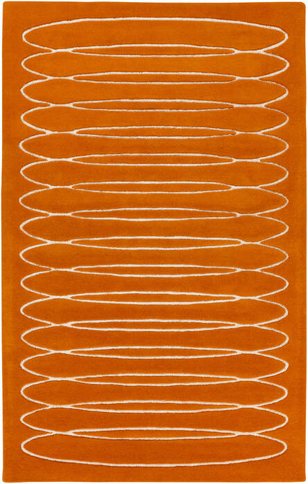 Surya Solid Bold Orange 50 X 76 Area Rug SLB6800-576 800-85933 Image 0