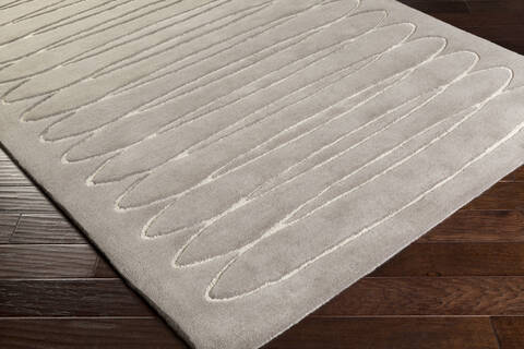 Surya Solid Bold White 40 X 60 Area Rug SLB6803-46 800-85947 Image 1