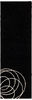 Surya Solid Bold Black Runner 26 X 80 Area Rug SLB6811-268 800-85966 Thumb 0
