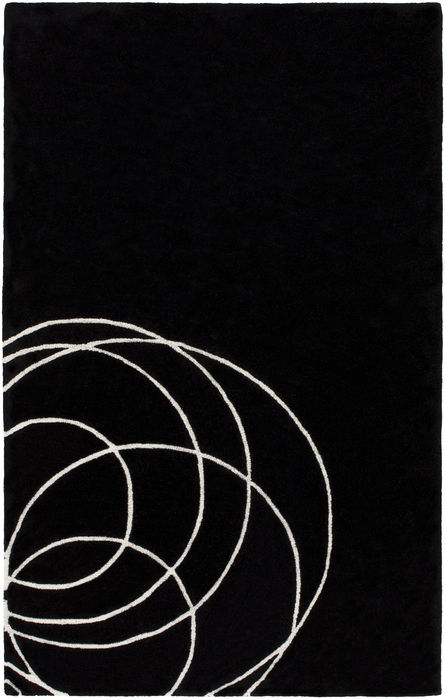 Surya Solid Bold Black 50 X 76 Area Rug SLB6811-576 800-85968 Image 0