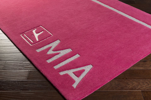 Surya Solid Bold Purple 40 X 60 Area Rug SLB6813-46 800-85977 Image 1