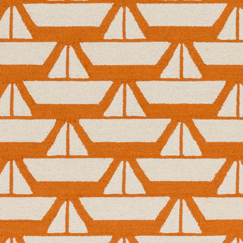 Surya Tic Tac Toe Orange 20 X 30 Area Rug TCT6003-23 800-86970 Image 2