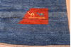 Gabbeh Blue Hand Knotted 910 X 123 Area Rug 100-87886 Thumb 12