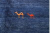 Gabbeh Blue Hand Knotted 910 X 123 Area Rug 100-87886 Thumb 18