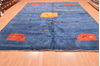 Gabbeh Blue Hand Knotted 910 X 123 Area Rug 100-87886 Thumb 1