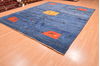 Gabbeh Blue Hand Knotted 910 X 123 Area Rug 100-87886 Thumb 2